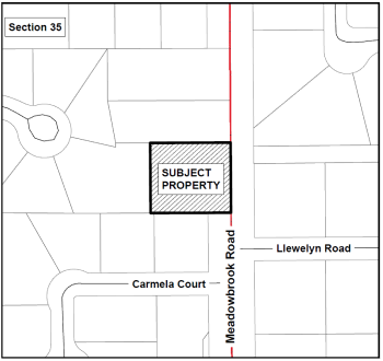 21111 MEADOWBROOK ROAD, PBR22-069 FOR A WOODLAND PERMIT