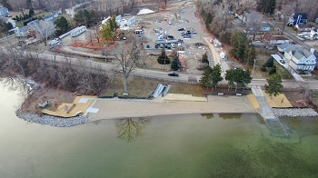 Ariel view of park