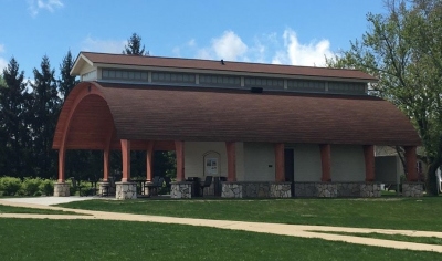 Pavilion Shore Park Shelter and Bathroom Building