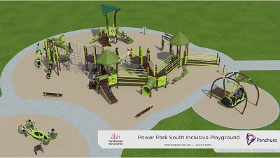 Artist Rendition of Park Playground