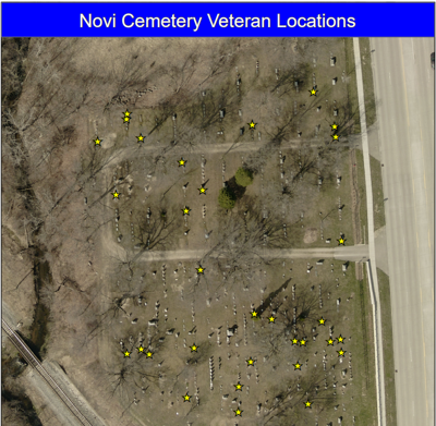 Cemetery Map - Novi Cemetery - preview image